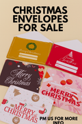 Christmas Envelopes (Assorted) 10pcs