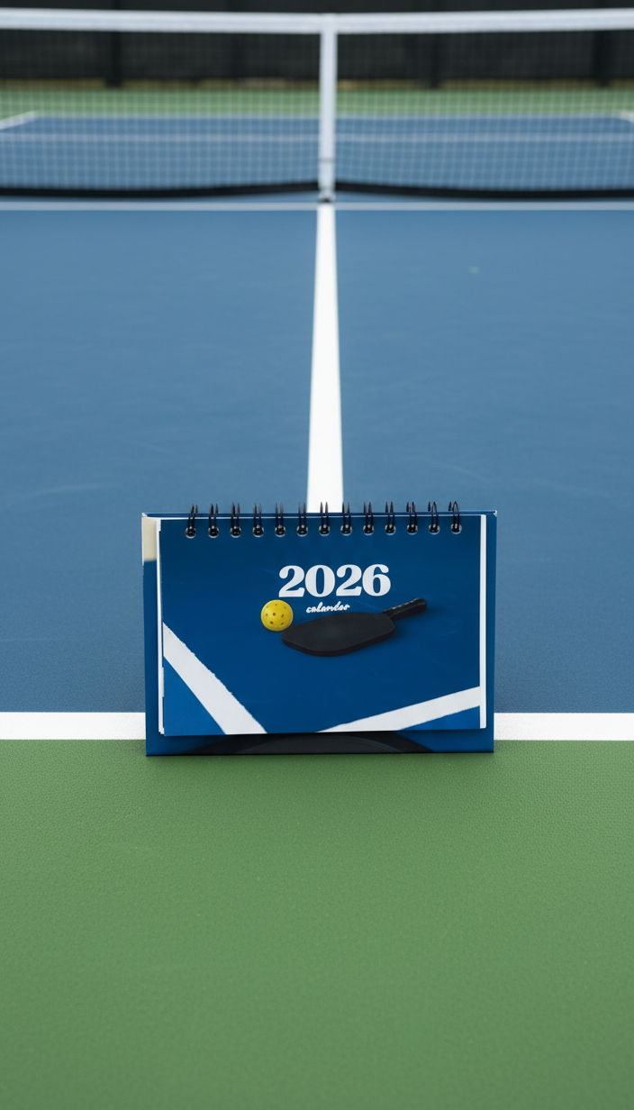 2026 Desk Calendar - Pickle Ball Theme