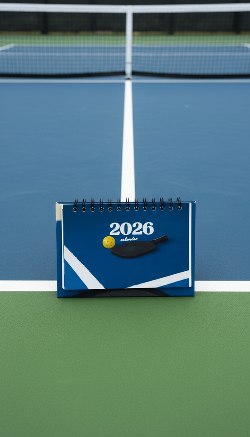2026 Desk Calendar - Pickle Ball Theme