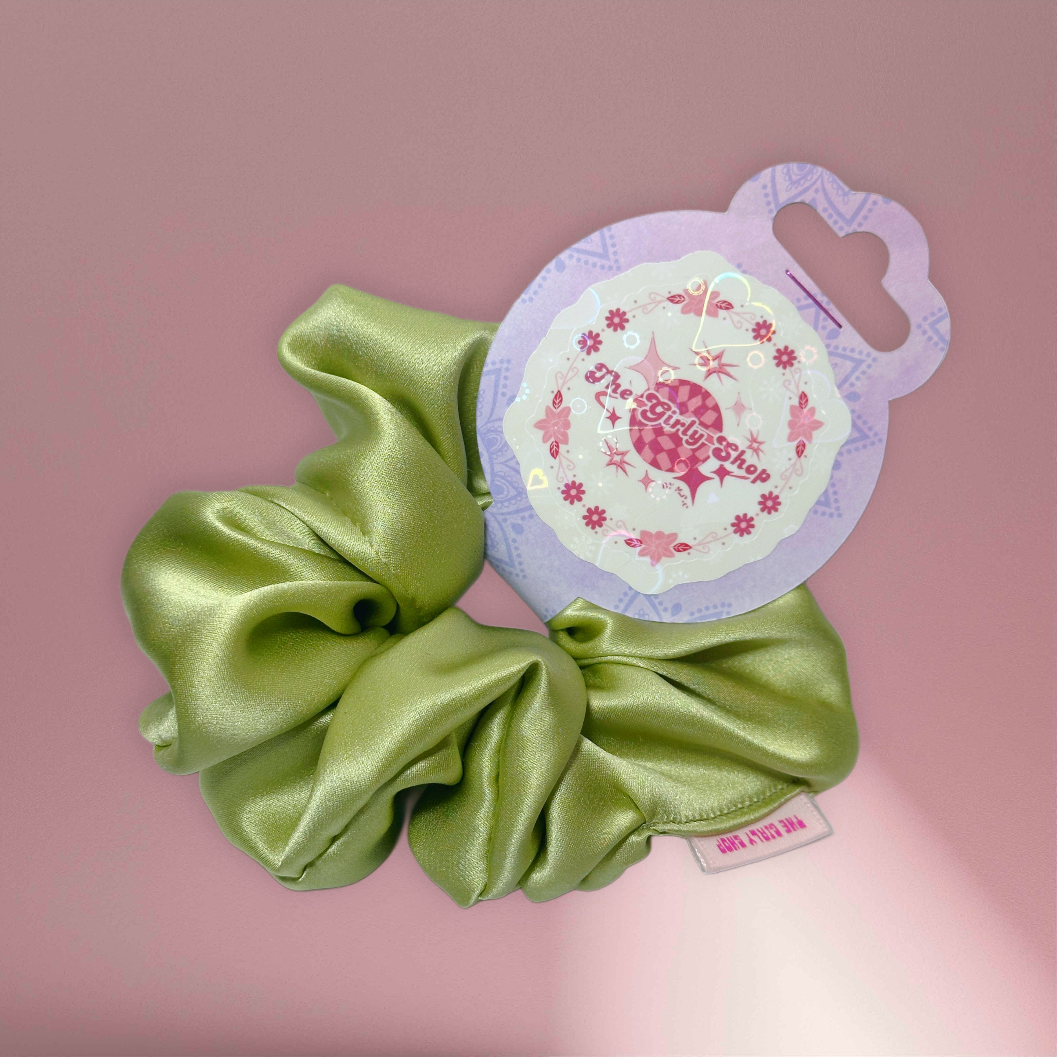SCRUNCHIE - Avocado Green (Size: Large)